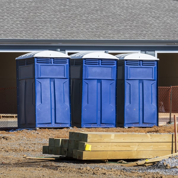 how can i report damages or issues with the portable toilets during my rental period in Eagle Point OR